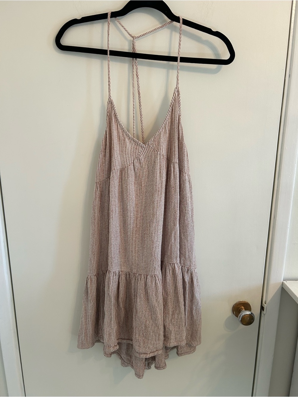 Aerie Striped Babydoll Mini Dress | M/M | Adjustable Straps